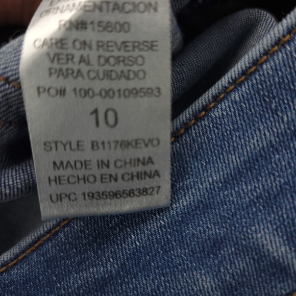 Democracy Ab‎ Solution Jeans Womens Size 10 Ankle Skimmer Denim Stretch Slimming - Picture 6 of 12